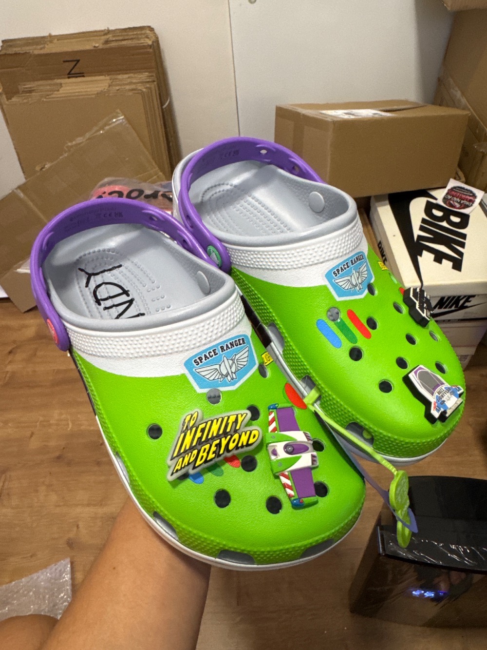 Toy Story x Crocs Classic Clog Buzz Lightyear Blue Grey