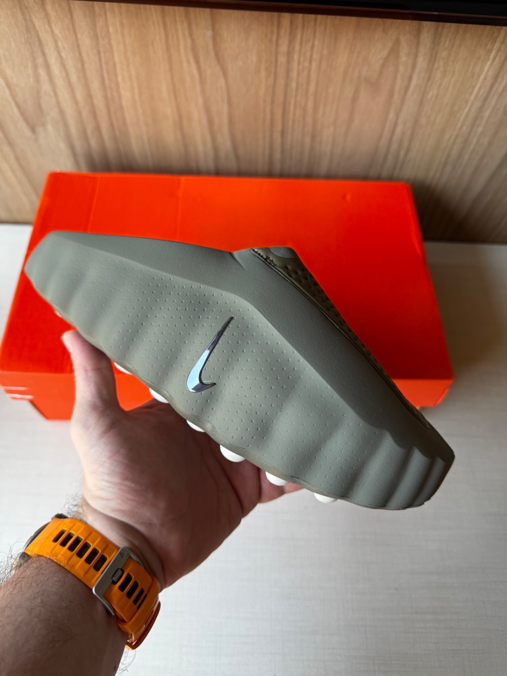 Nike Mind 001 Slide Tarp Green