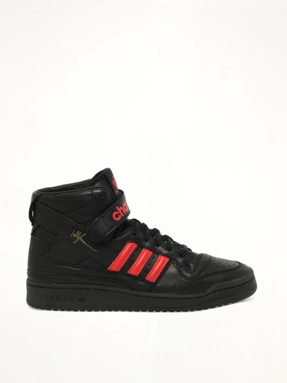 Chavarria x adidas Forum Core Black Red — 34 / 35 / 36 / 37 / 38 / 39 / 40 / 41 / 42 / 43 / 44 / 45, Novo