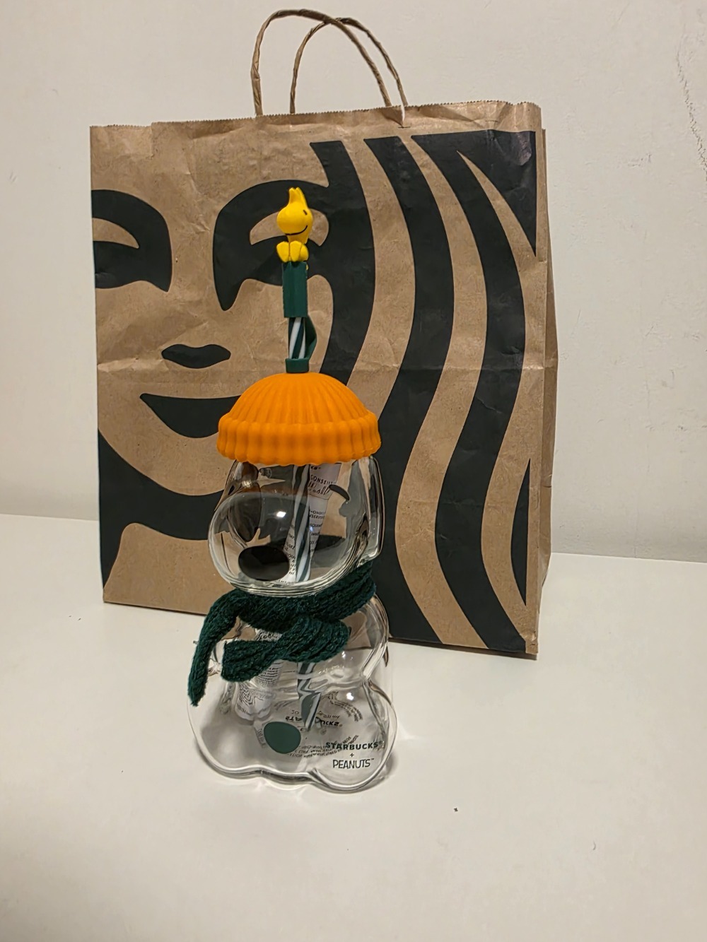 Peanuts x Starbucks Copo Snoopy Glass Cold