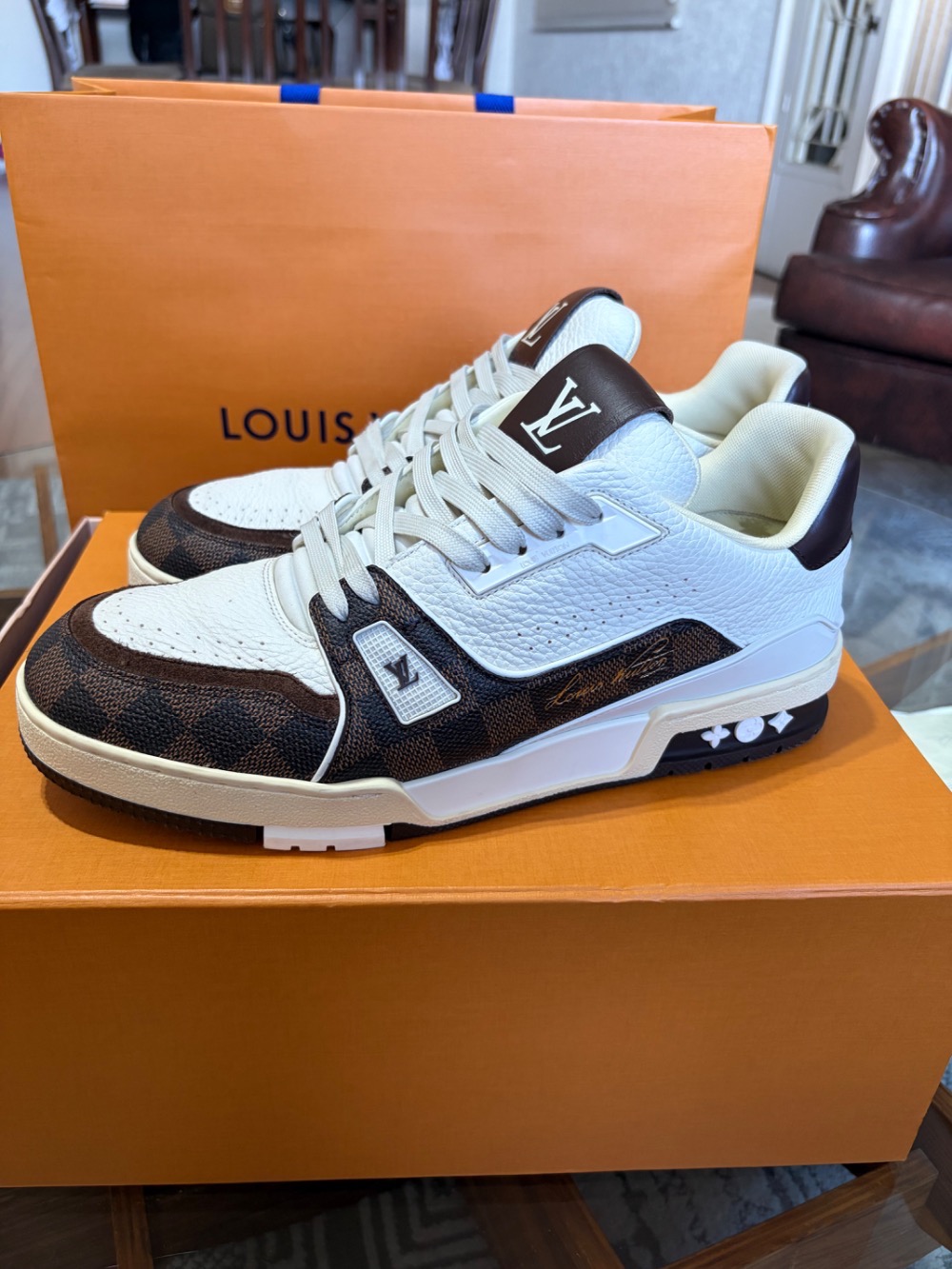 Louis Vuitton LV Trainer Cappuccino