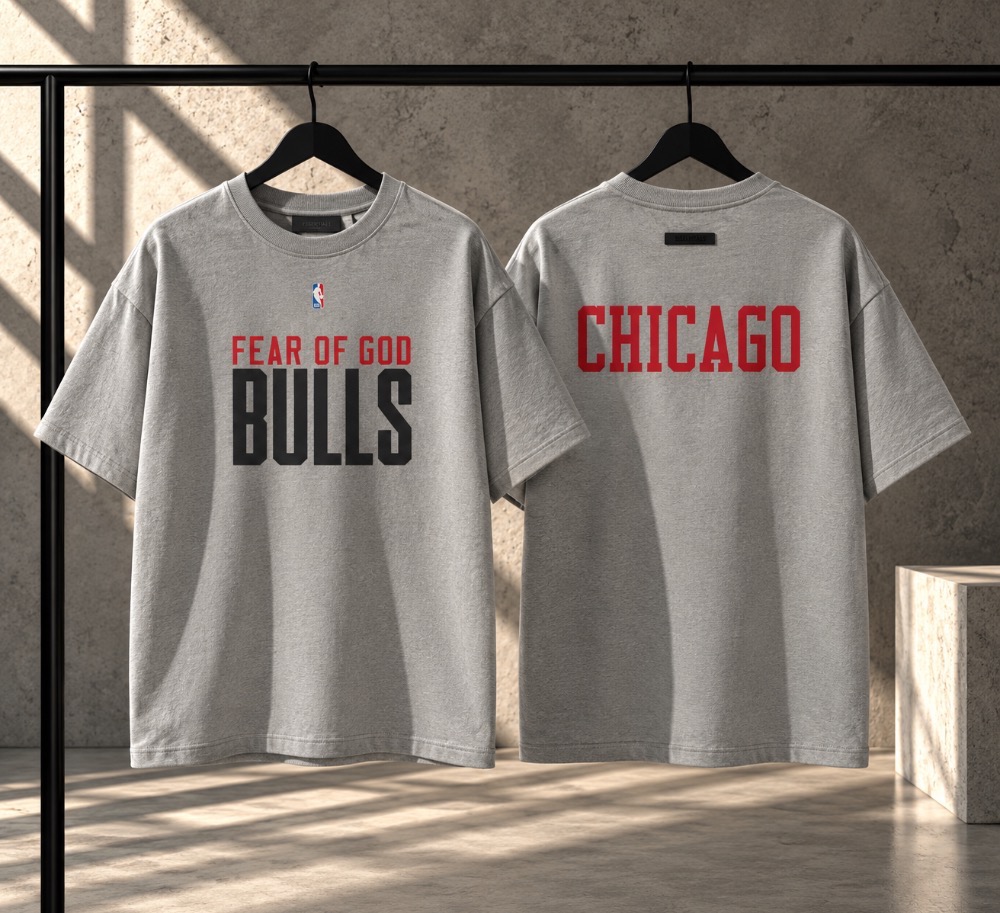 Camiseta Fear of God Essentials x NBA Chicago Bulls