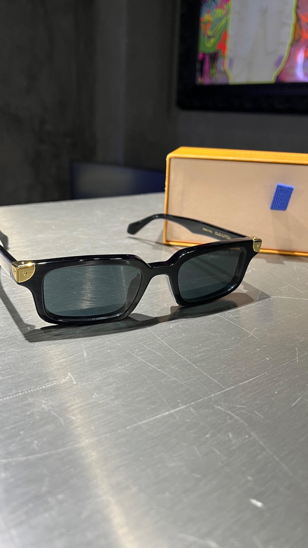 Óculos e sol Louis Vuitton Heritage Retangle