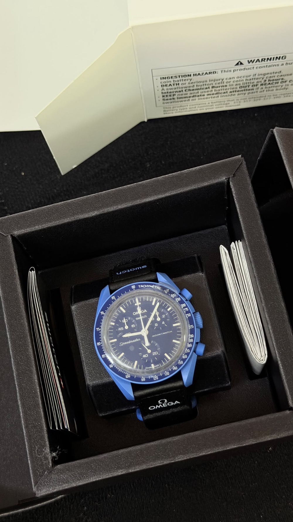 Swatch x Omega Relógio Bioceramic Moonswatch Mission to Neptune