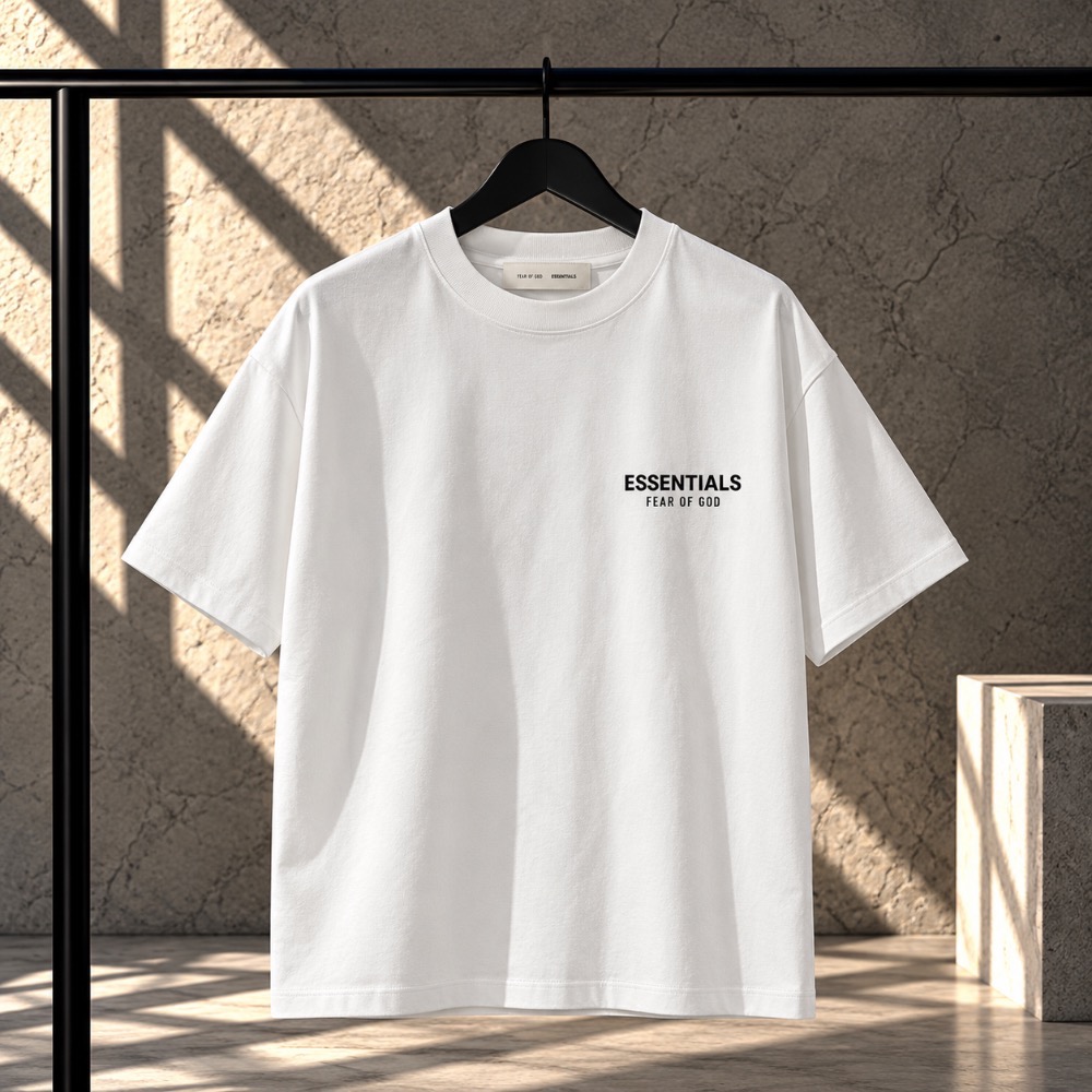 Camiseta Fear of God Essentials Classic Short Sleeve Bright White