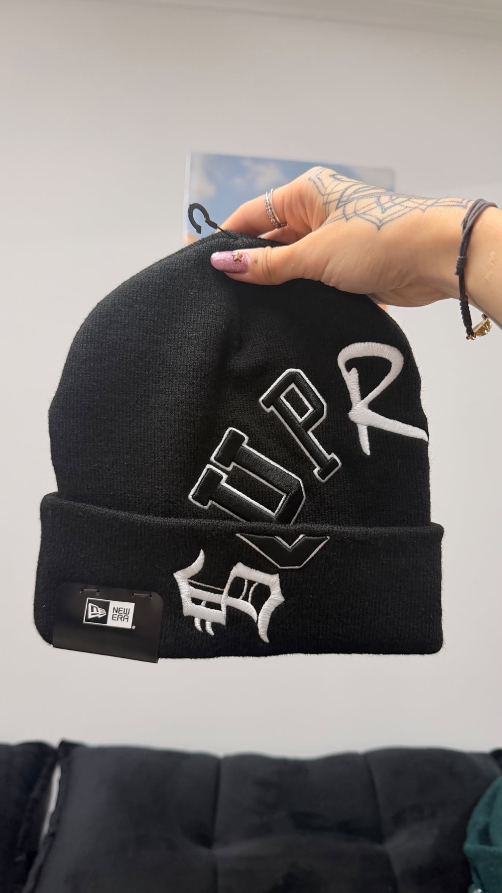 New Era x Supreme Touca Arc Black FW26-W4