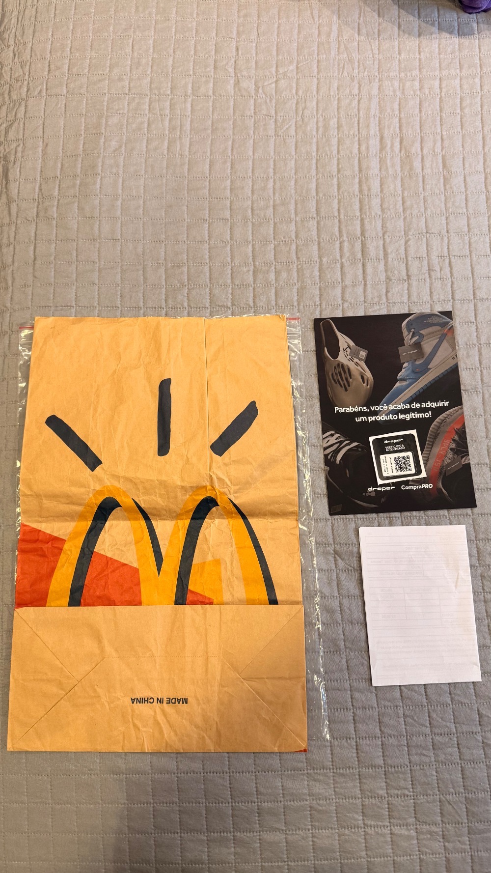 Travis Scott x McDonald's Sacola — Único, Usado
