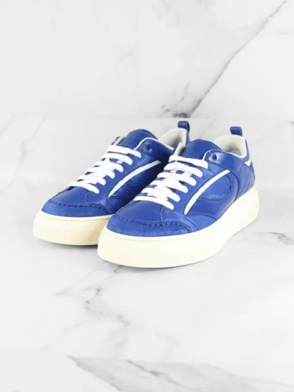 Tênis Ferragamo Cassini Azul/Branco