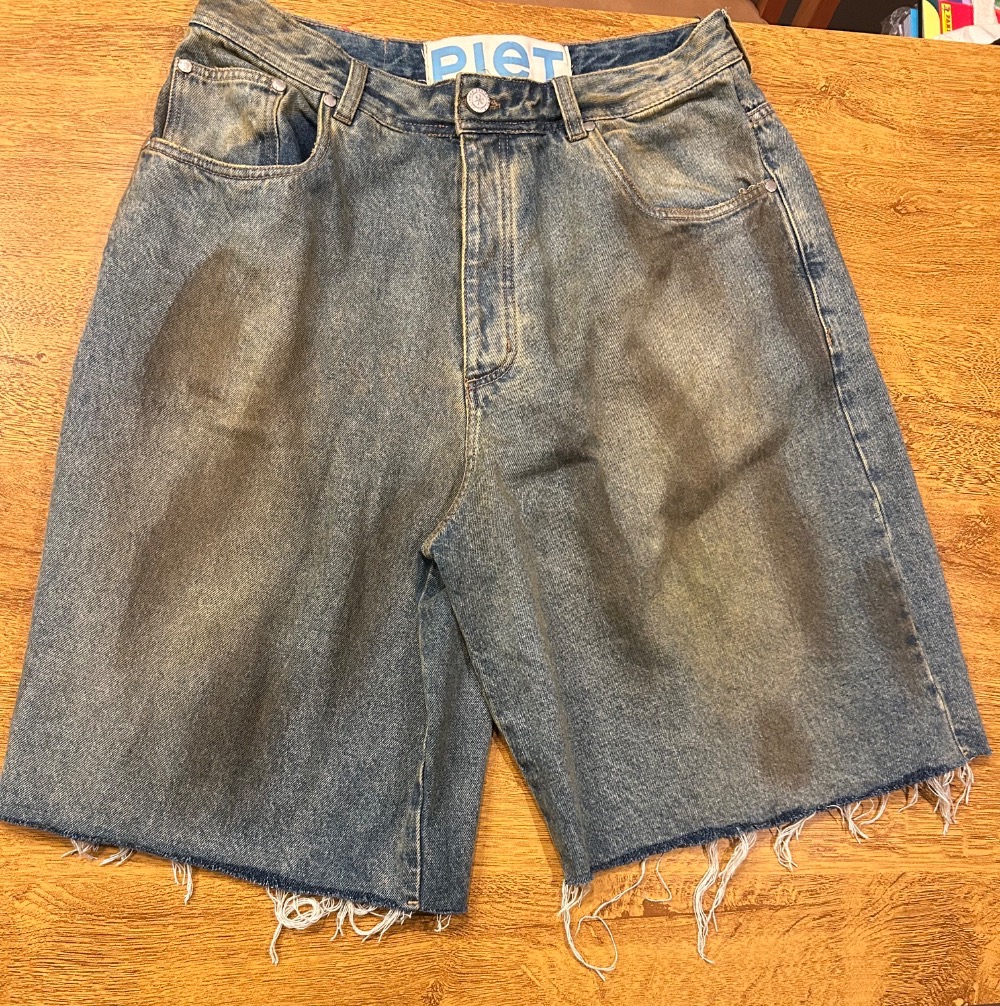 Shorts Piet Dirty Wash Denim Azul
