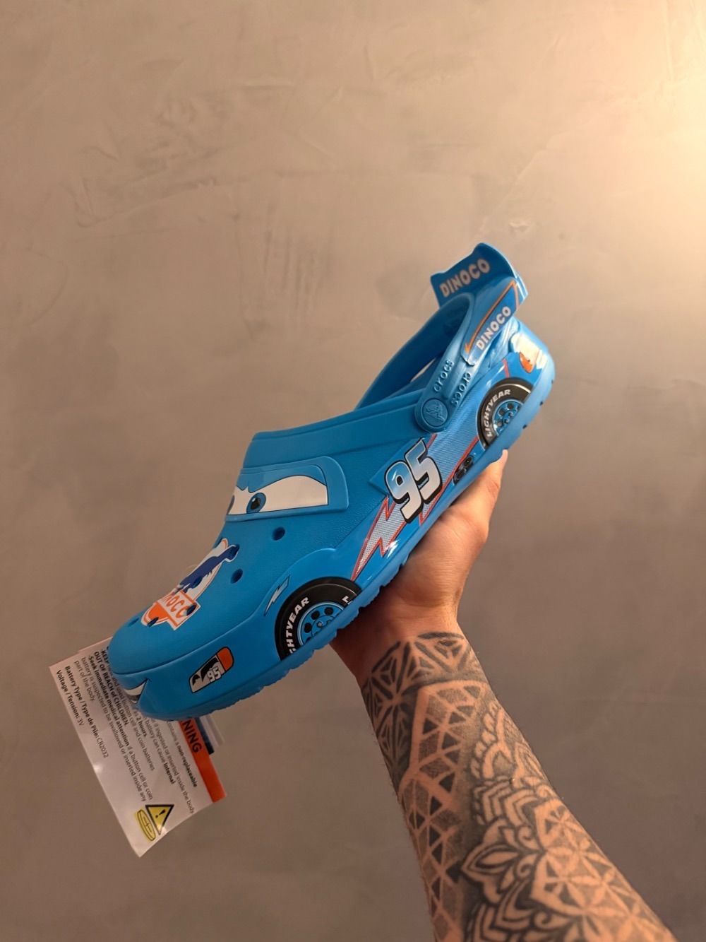 Cars x Crocs Crocband Lightning McQueen Dinoco Blue