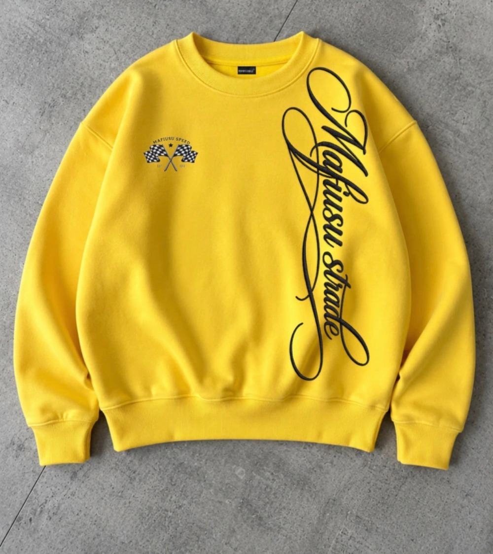 Moletom MAFIUSU Careca Speed Yellow