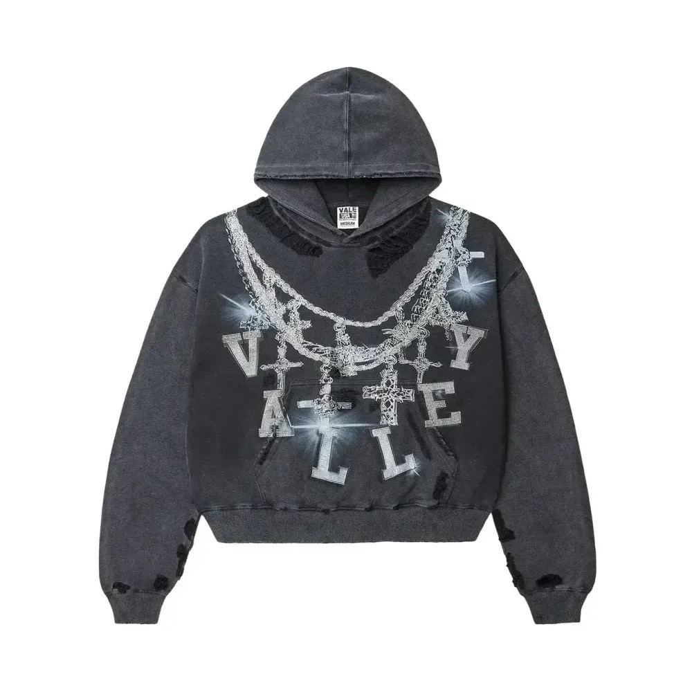 Moletom Vale Lives Forever Big Chain Luxe Black