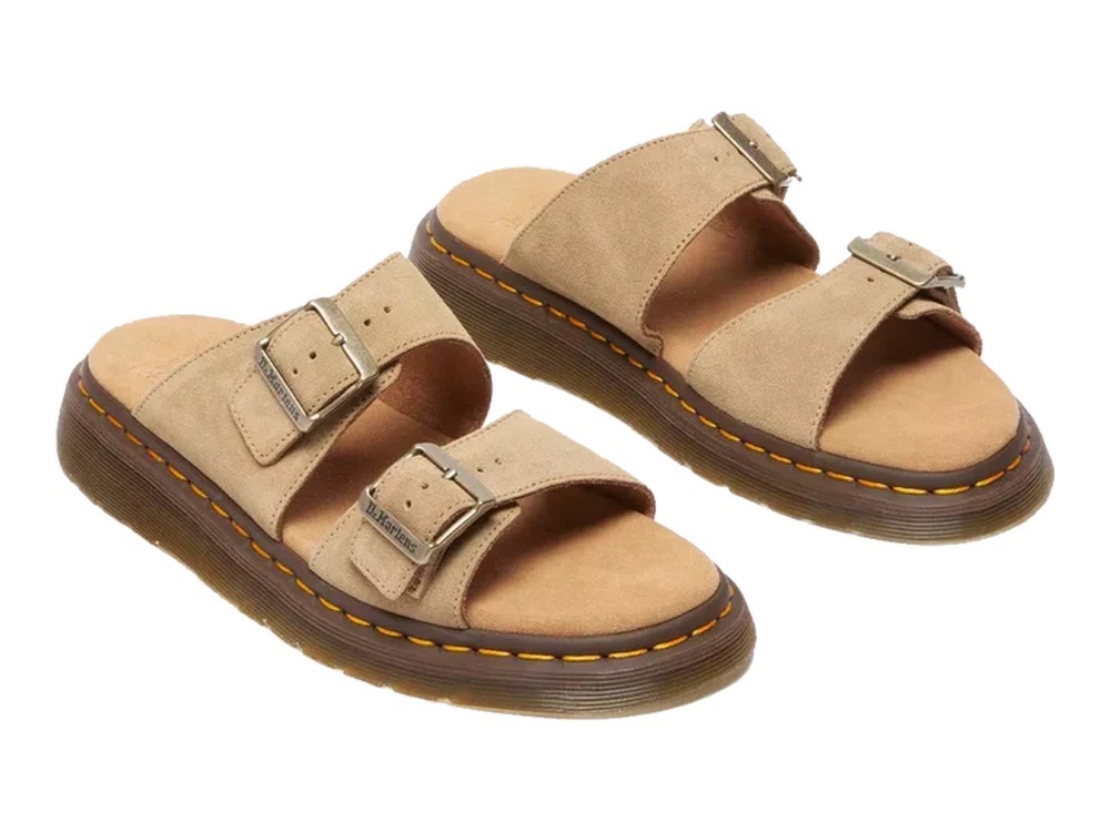 Dr. Martens Josef Suede Slide – Savannah Tan