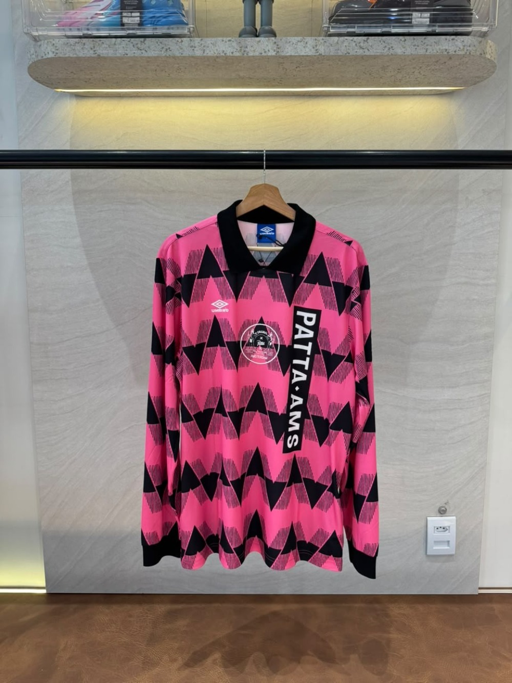 Camiseta Umbro x Patta Goalkeeper Longsleeve Jersey Pink
