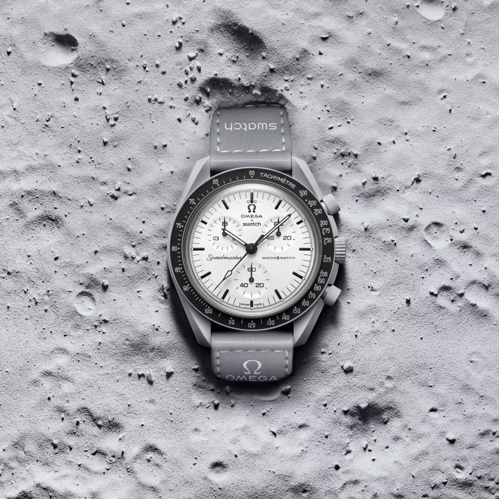 Swatch x Omega Relógio Moonwatch 1965 Grey