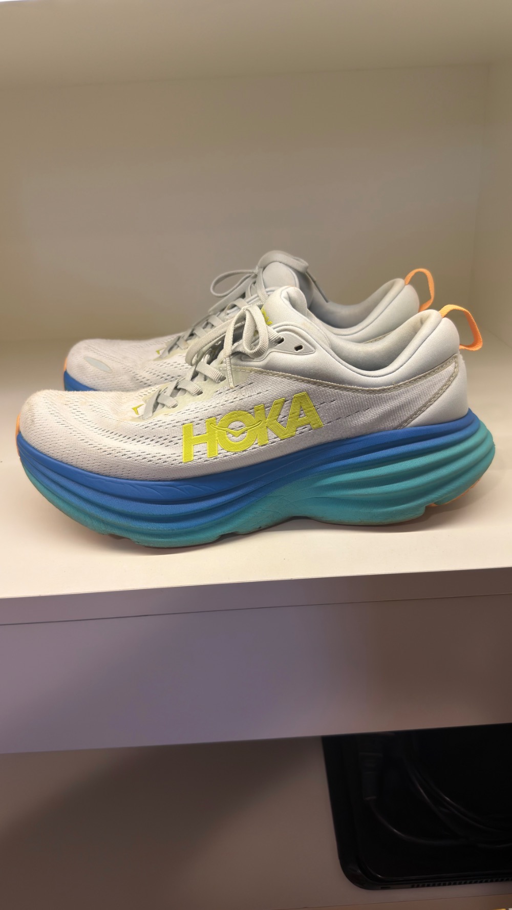 Hoka Bondi 8 Ice Flow Bit Of Blue