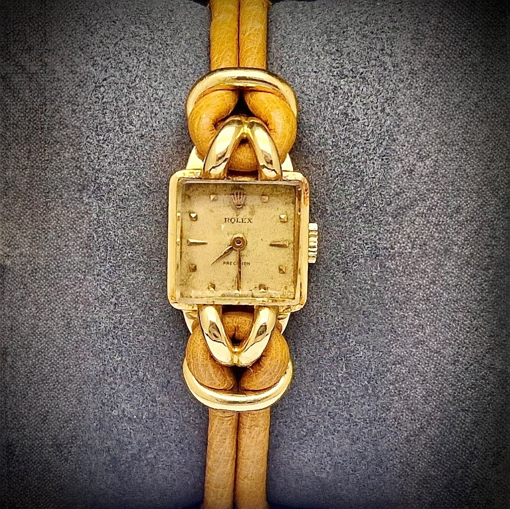 Relógio Rolex Vintage Precision Lady Gold 12.6mm