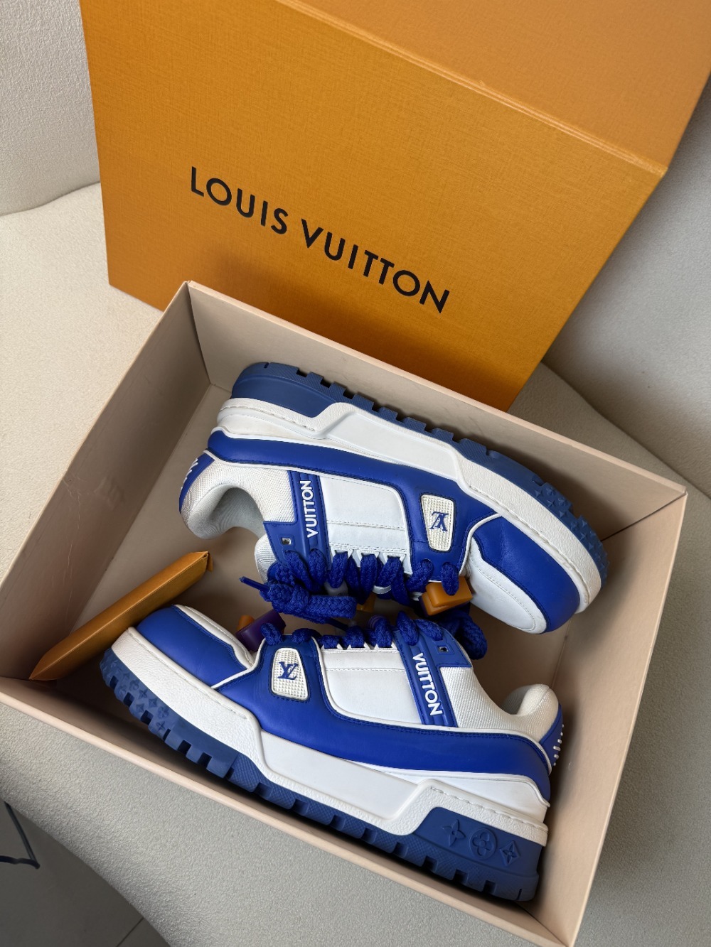 Louis Vuitton LV Trainer Maxi Blue 1ABZQ1