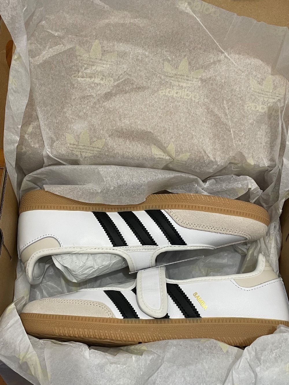adidas Samba Jane White Black Gum