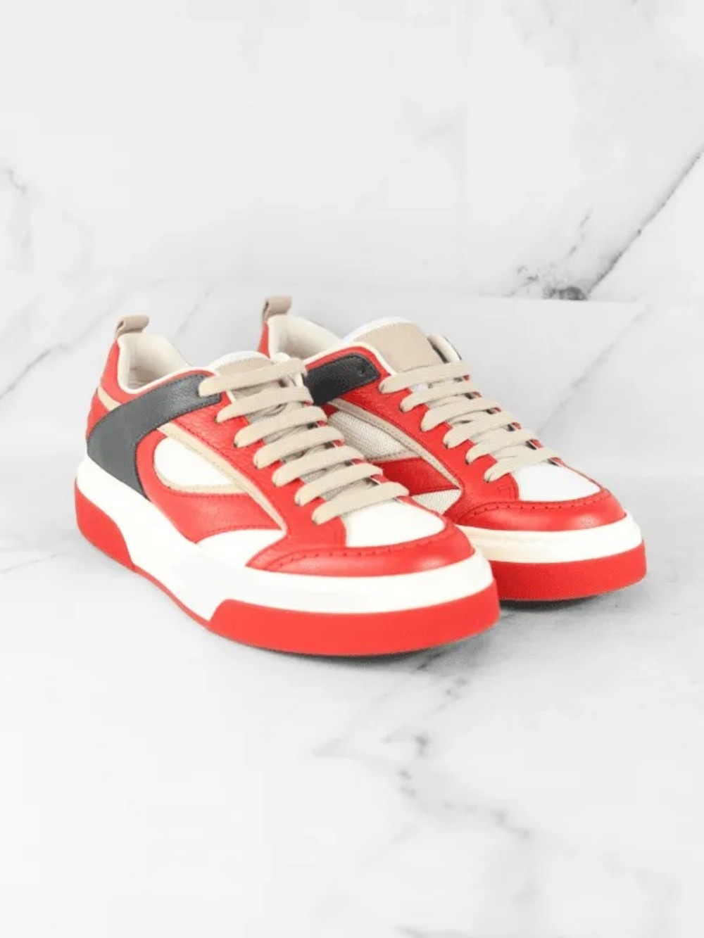 Tênis Ferragamo Cassini Vermelho/Branco/Azul