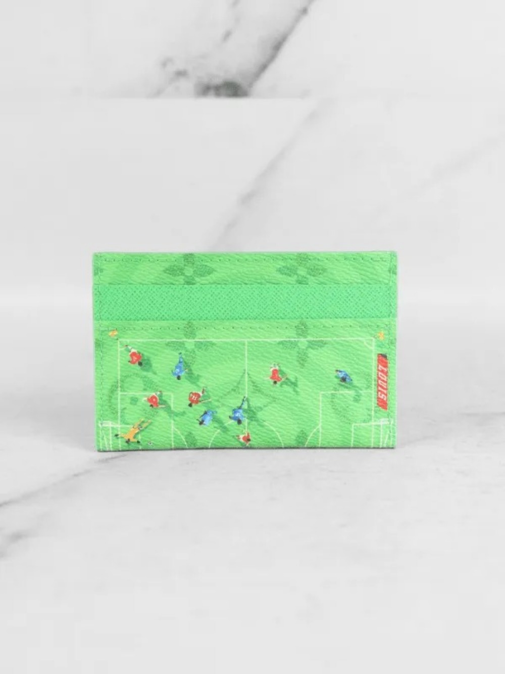 Porta Cartão Louis Vuitton Monogram Soccer Verde