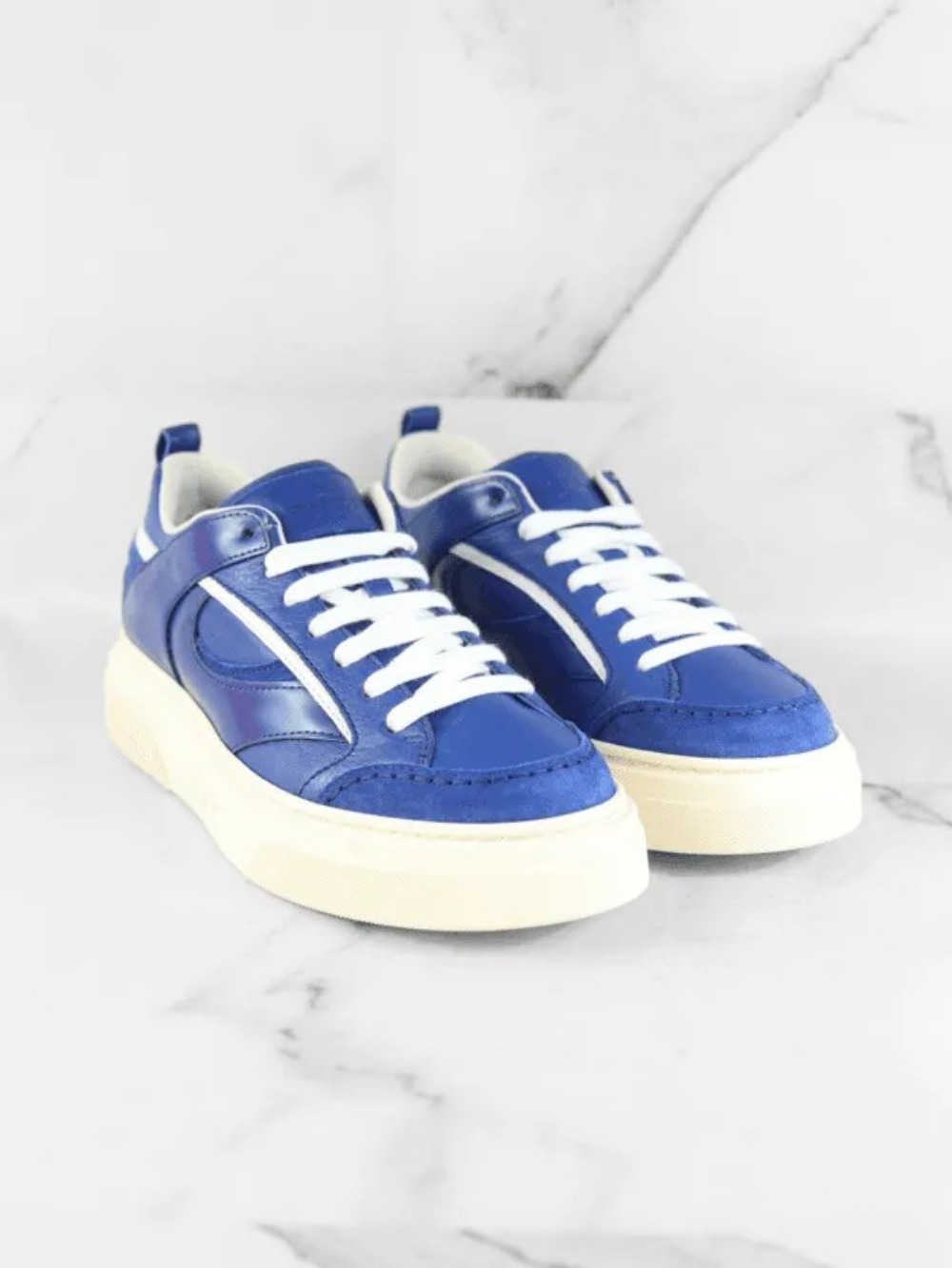 Tênis Ferragamo Cassini Azul/Branco