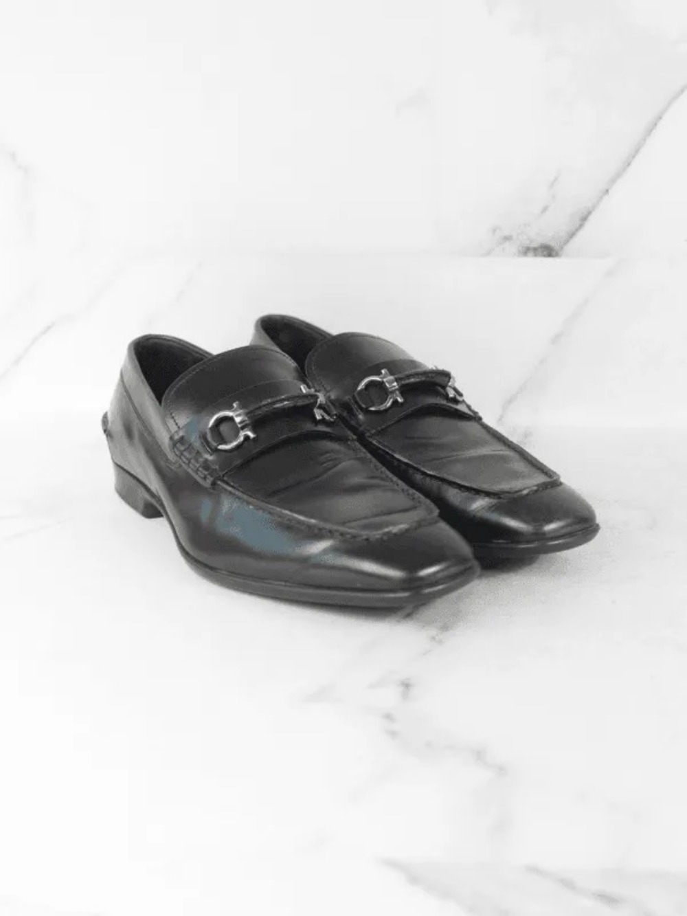 Sapato Social Ferragamo Gancini Preto