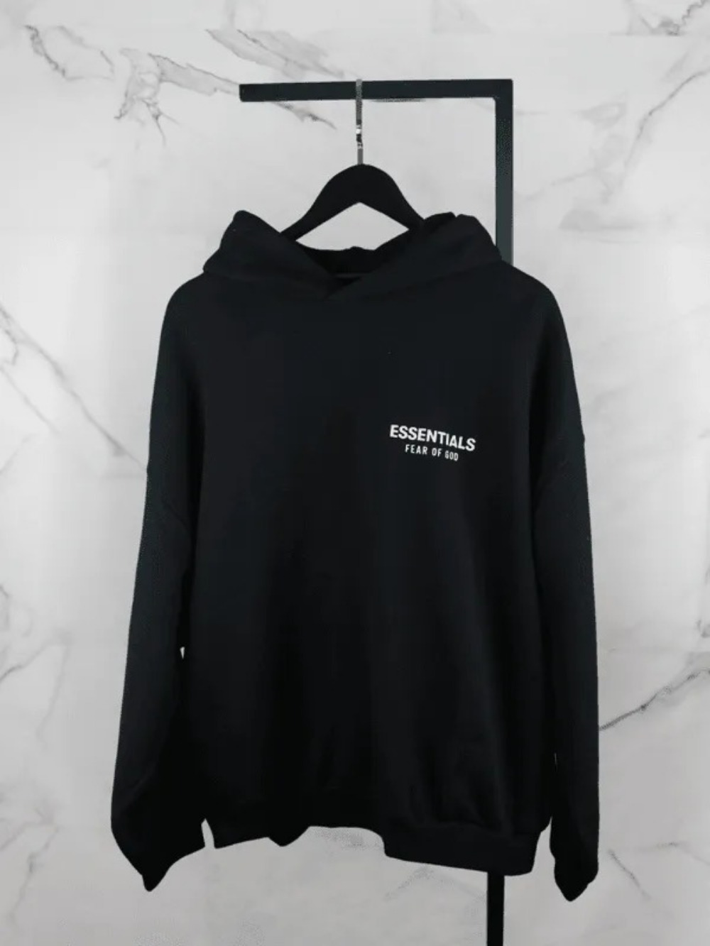 Moletom Fear Of God Essentials Basic Logo Preto