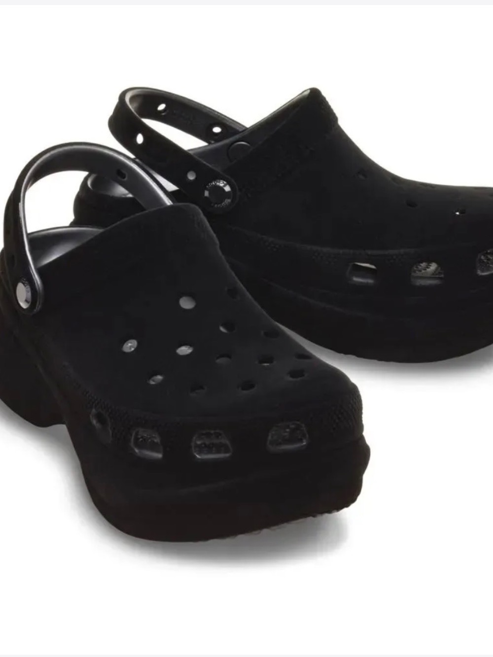 Crocs Bae Velvet Clog Black