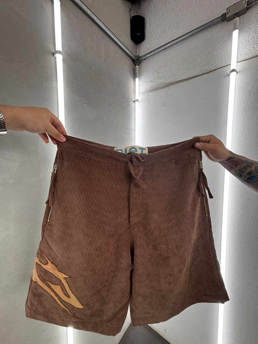 Shorts Piet Corduroy Brown