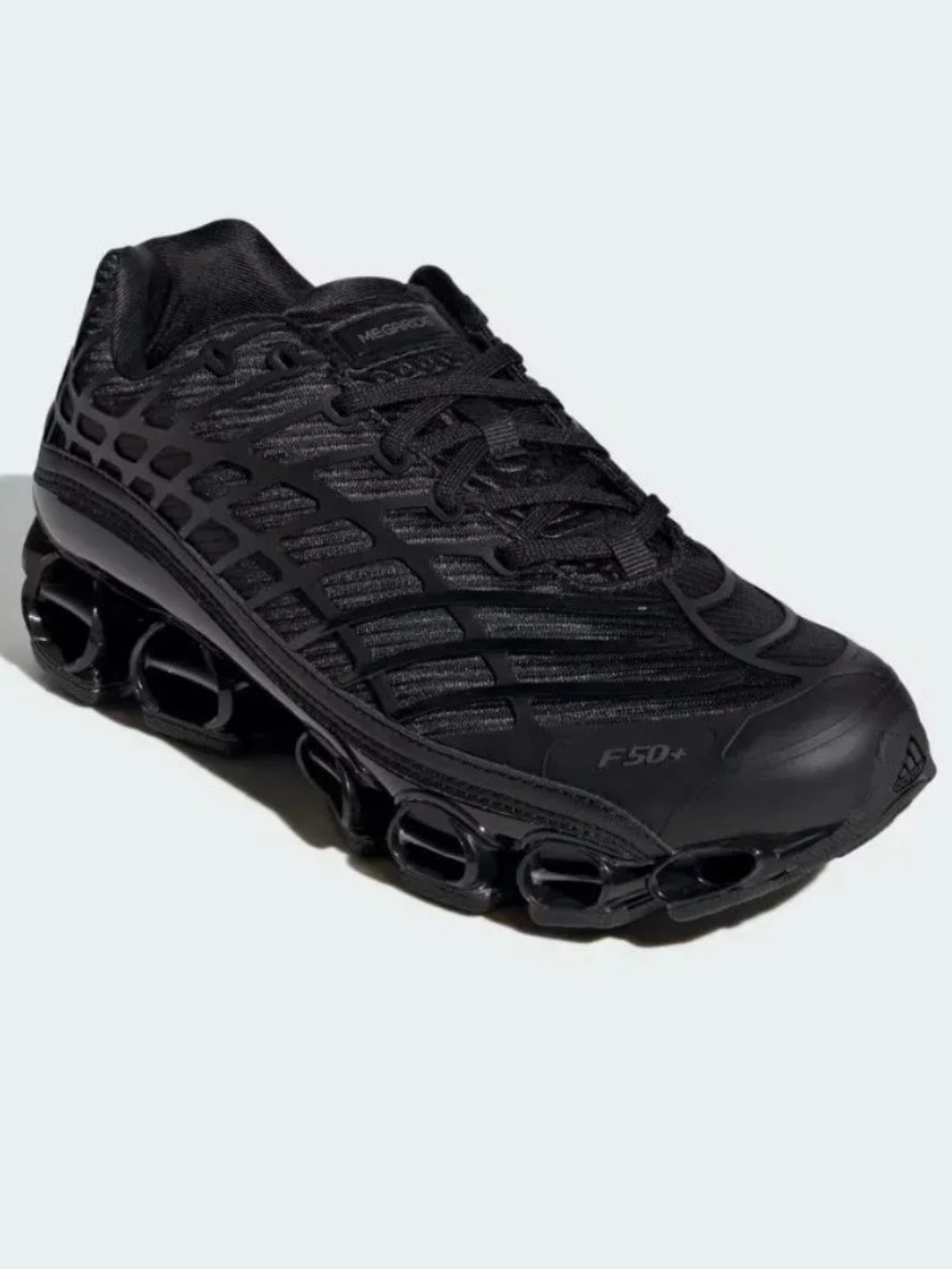 adidas Megaride F50 Core Black Iron Metallic — 39 / 40 / 41 / 42 / 43, Novo