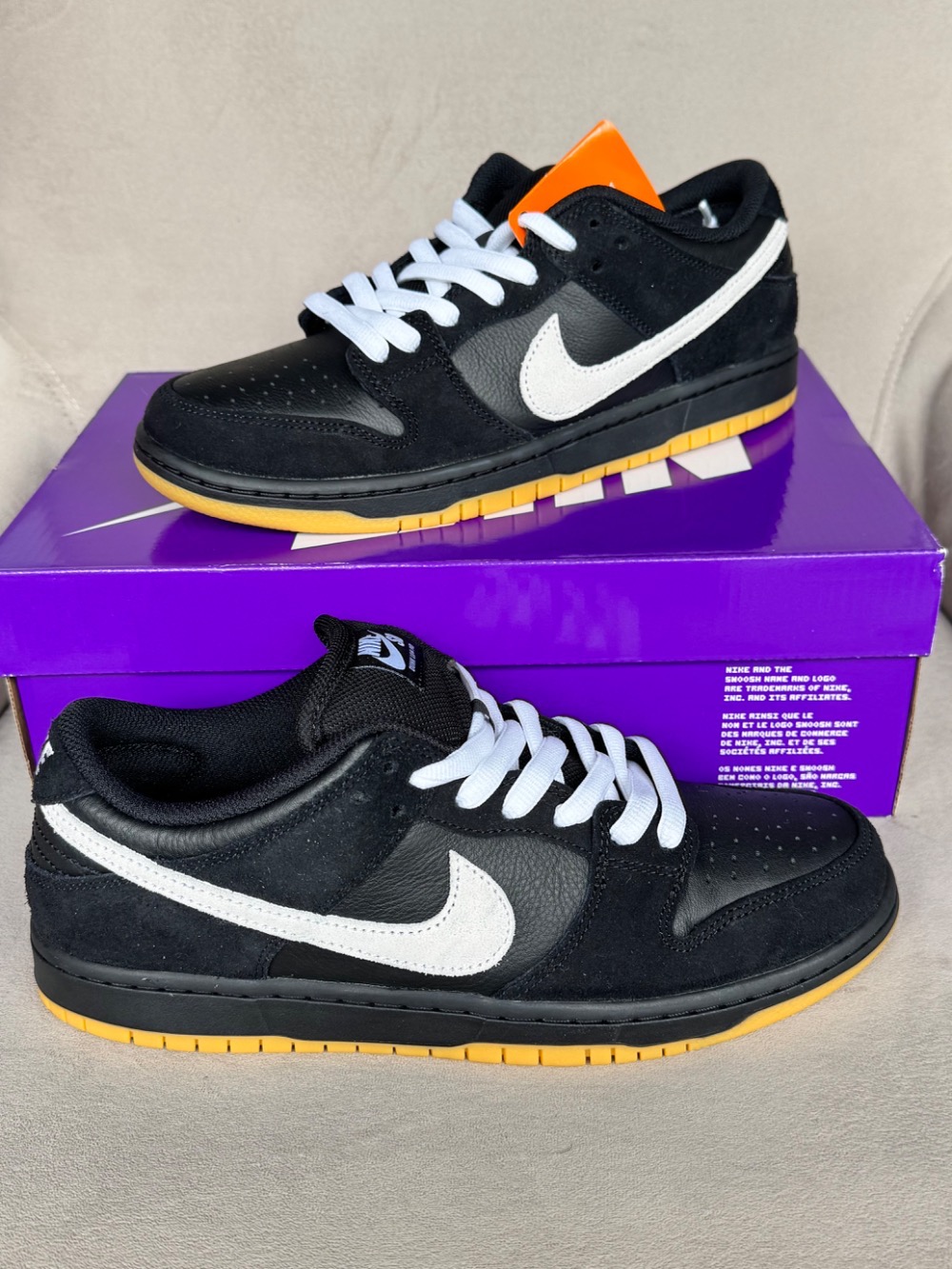 Nike SB Dunk Low Pro Black White