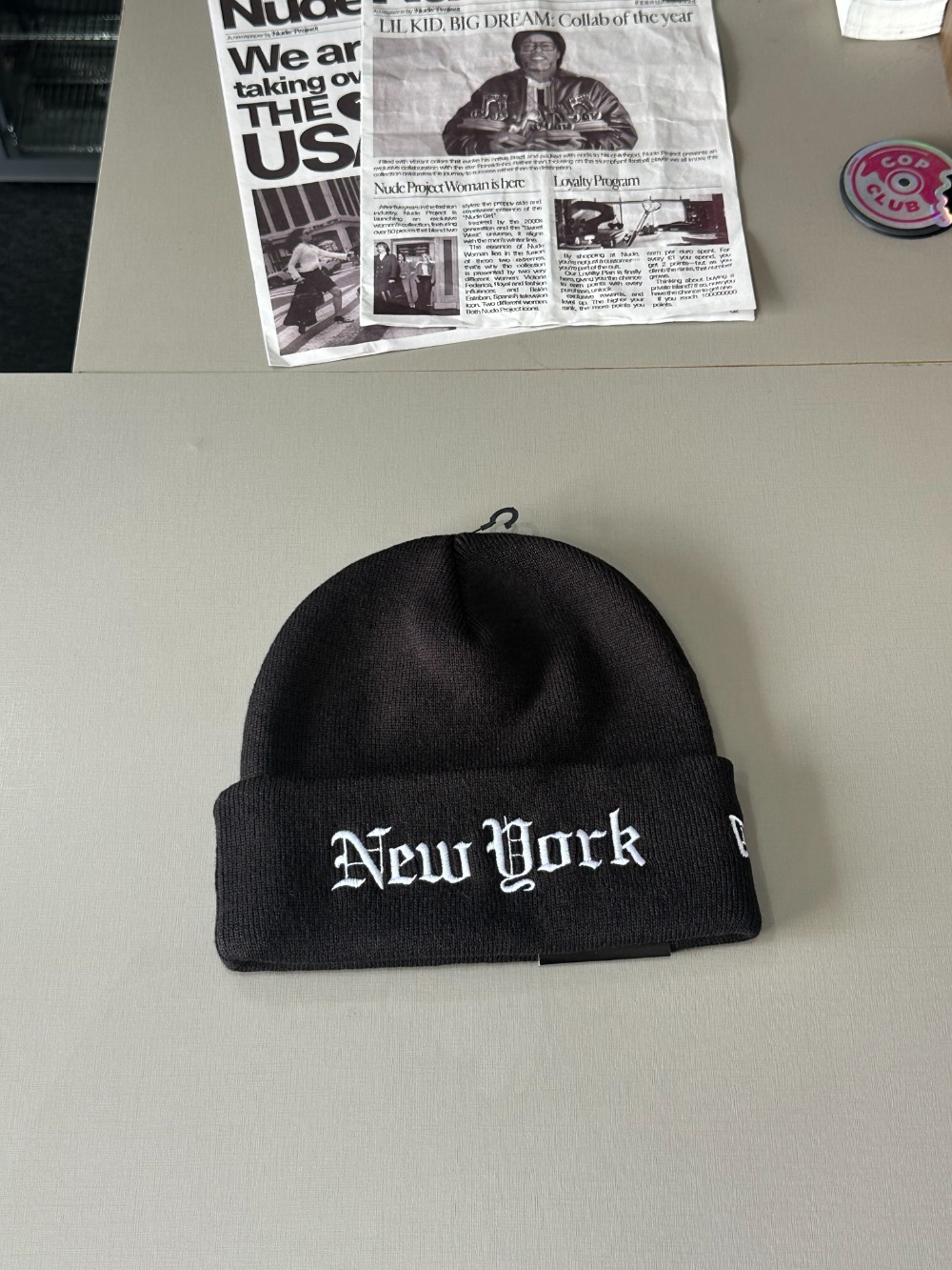 New Era x Supreme Touca Shop New York Black FW26-W5
