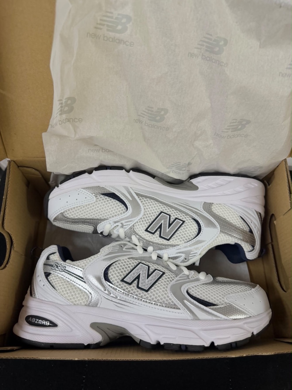 New Balance 530 White Natural Indigo