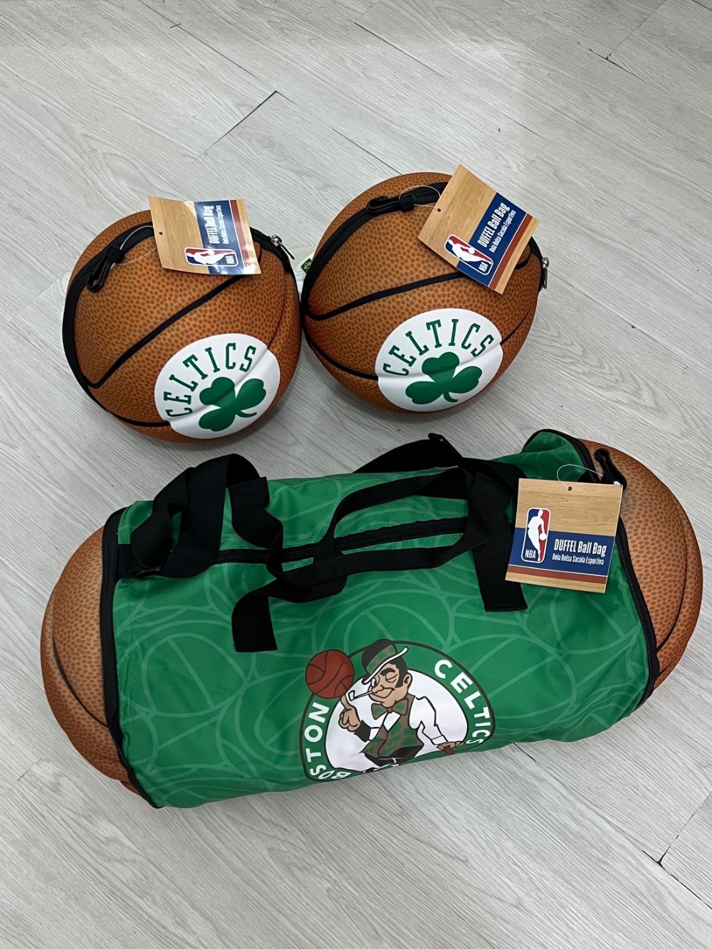 Bolsa Maccabi Art Boston Celtics Collapsible Green Brown