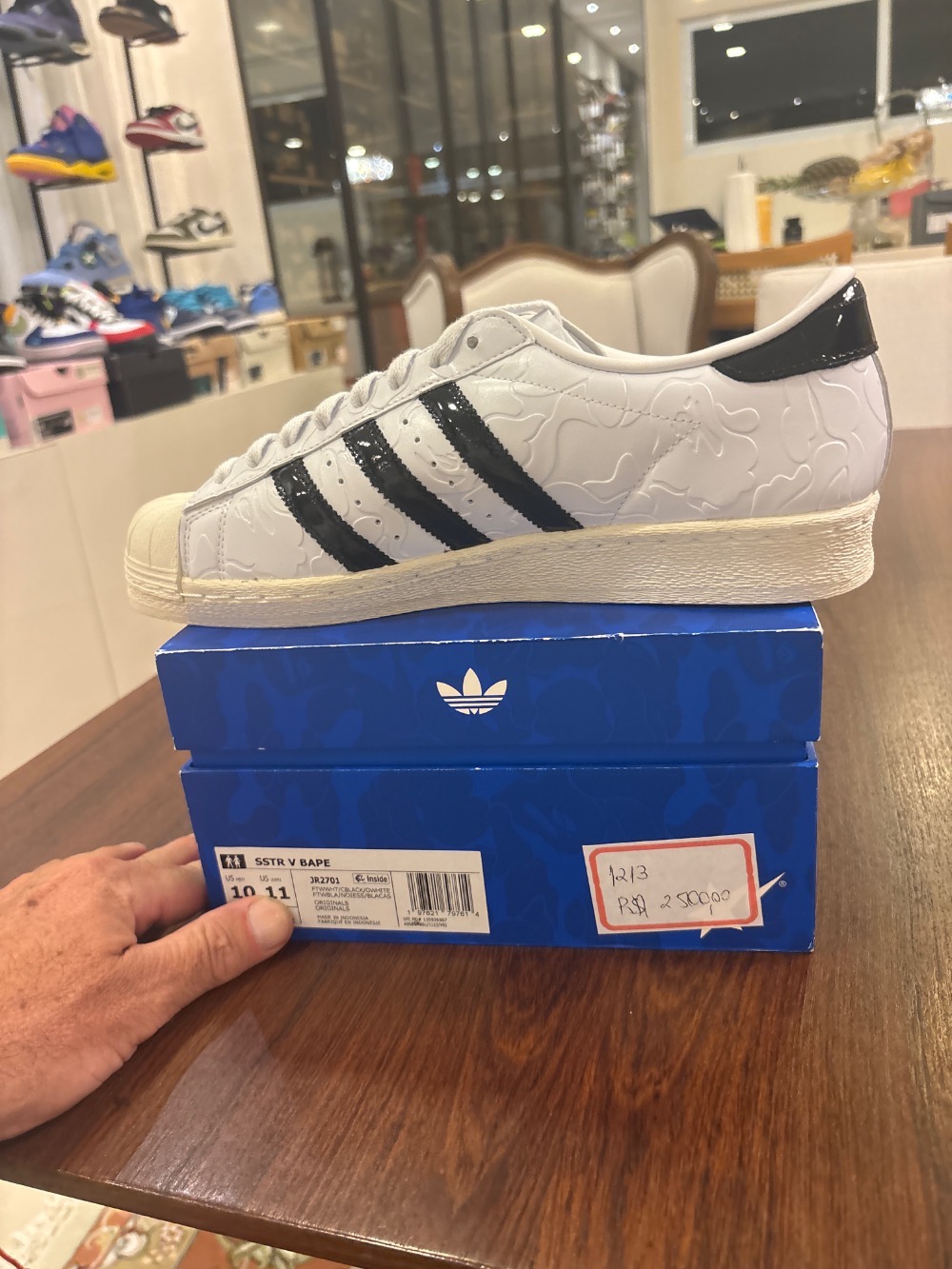 A Bathing Ape BAPE x adidas Superstar White