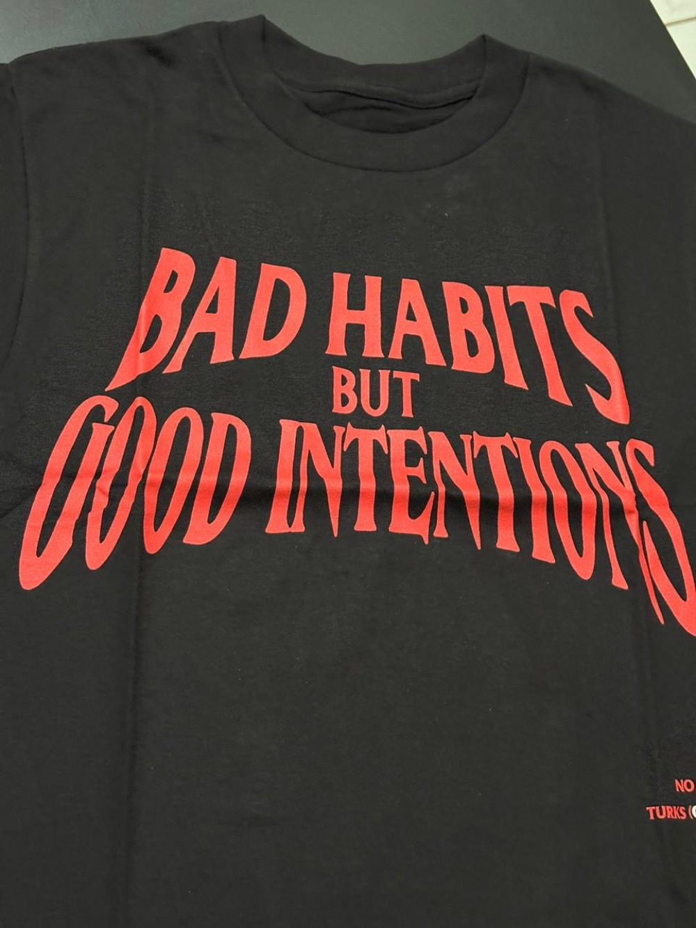 Nav x Vlone Camiseta Bad Habits Black