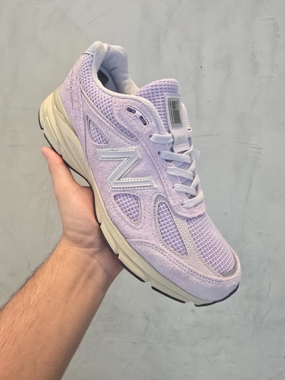 New Balance 990v4 Grey Violet Timberwolf Black