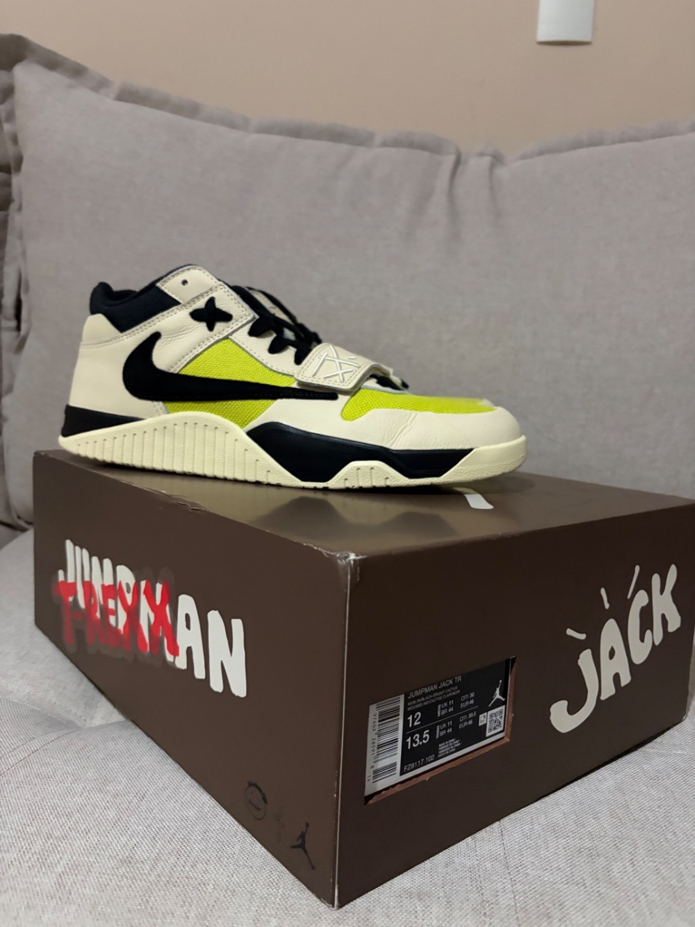 Travis Scott x Jordan Jumpman Jack TR Bright Cactus