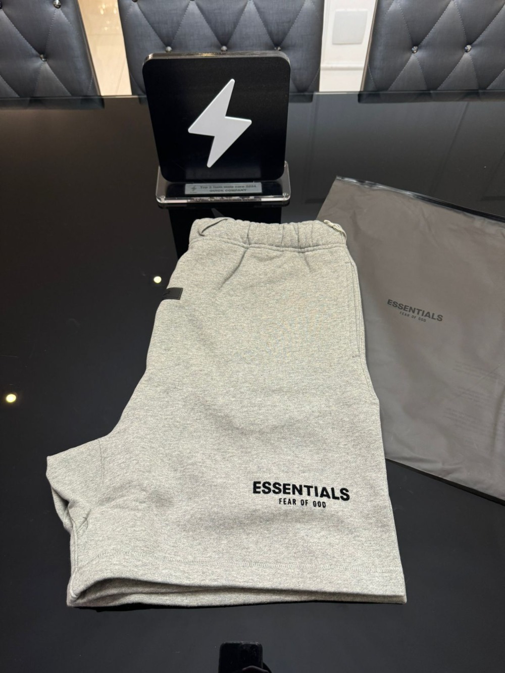 Bermuda Fear of God Essentials Sweatshorts Dark Oatmeal