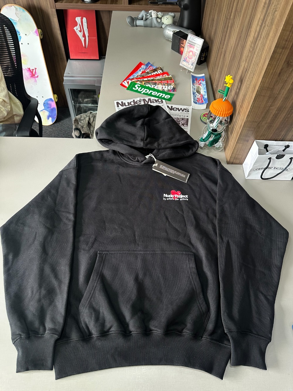 Moletom Nude Project Juicy Cherry Hoodie Black