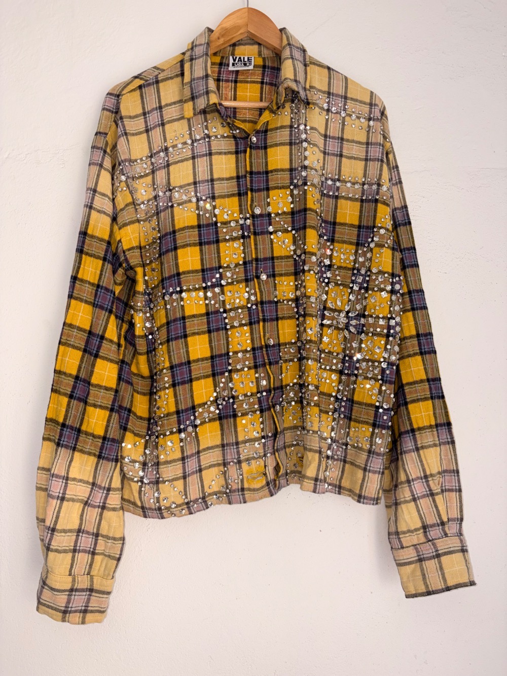 Vale Lives Forever Lemonhead Flannel “Yellow/Blue”