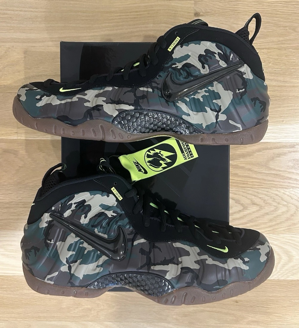 Nike Air Foamposite Pro Black Multicolour — 42.5, Novo