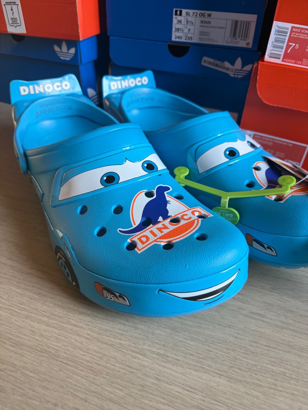 Cars x Crocs Crocband Lightning McQueen Dinoco Blue