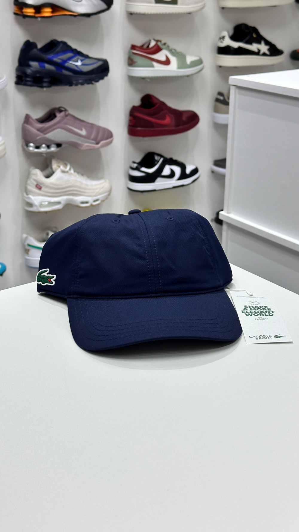 Boné Lacoste Sport Azul Marinho