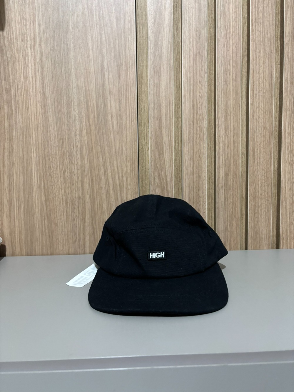 Boné High Company 5 Panel Logo Line Black