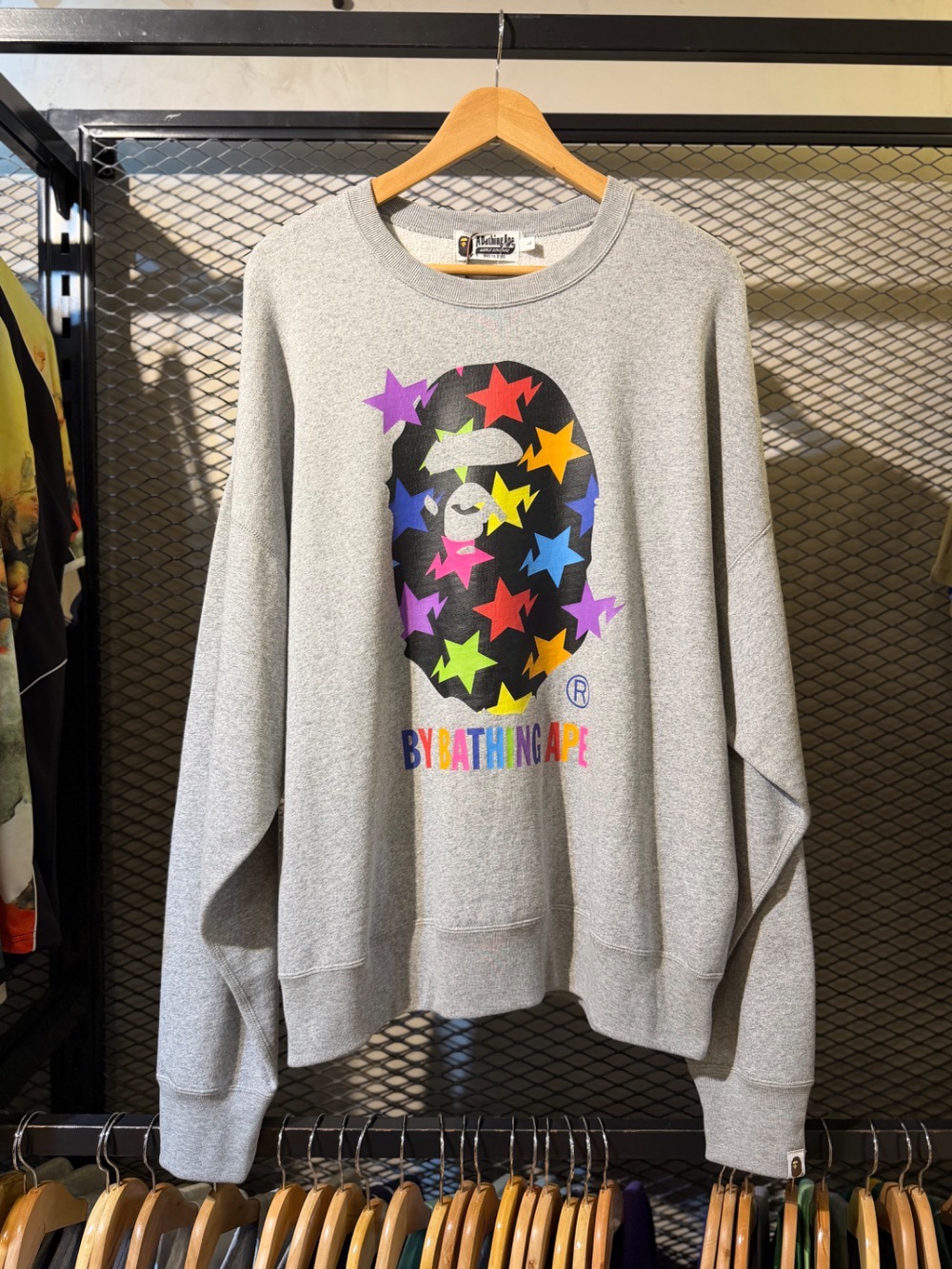 Moletom bape crewneck sta pattern