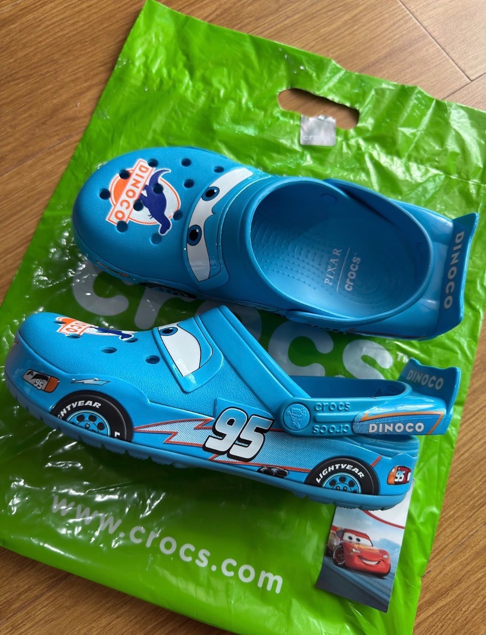 Cars x Crocs Crocband Lightning McQueen Dinoco Blue