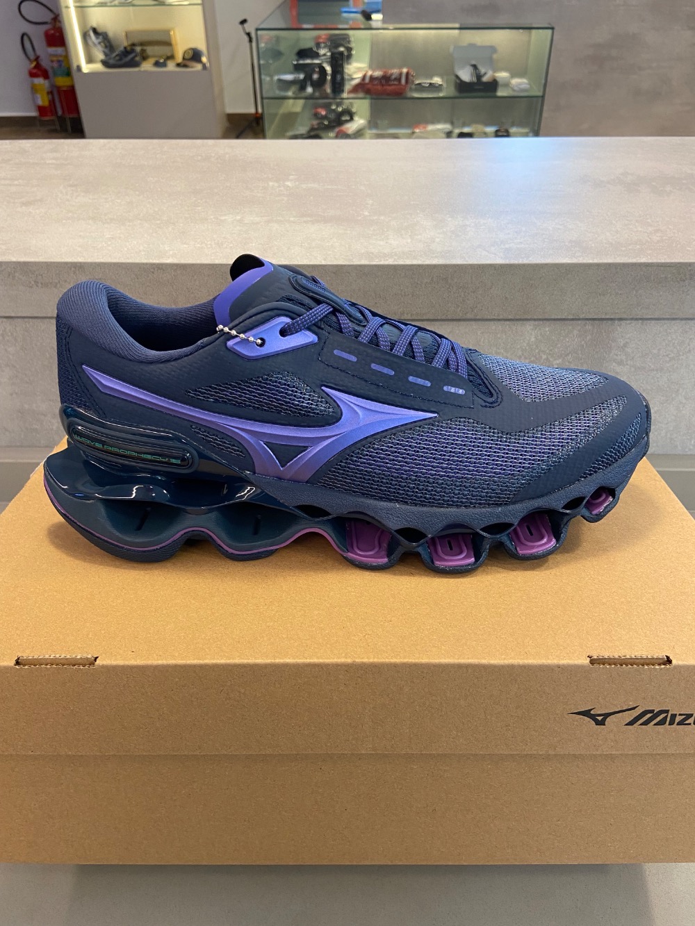 Mizuno Wave Prophecy 15 Marinho Lilás