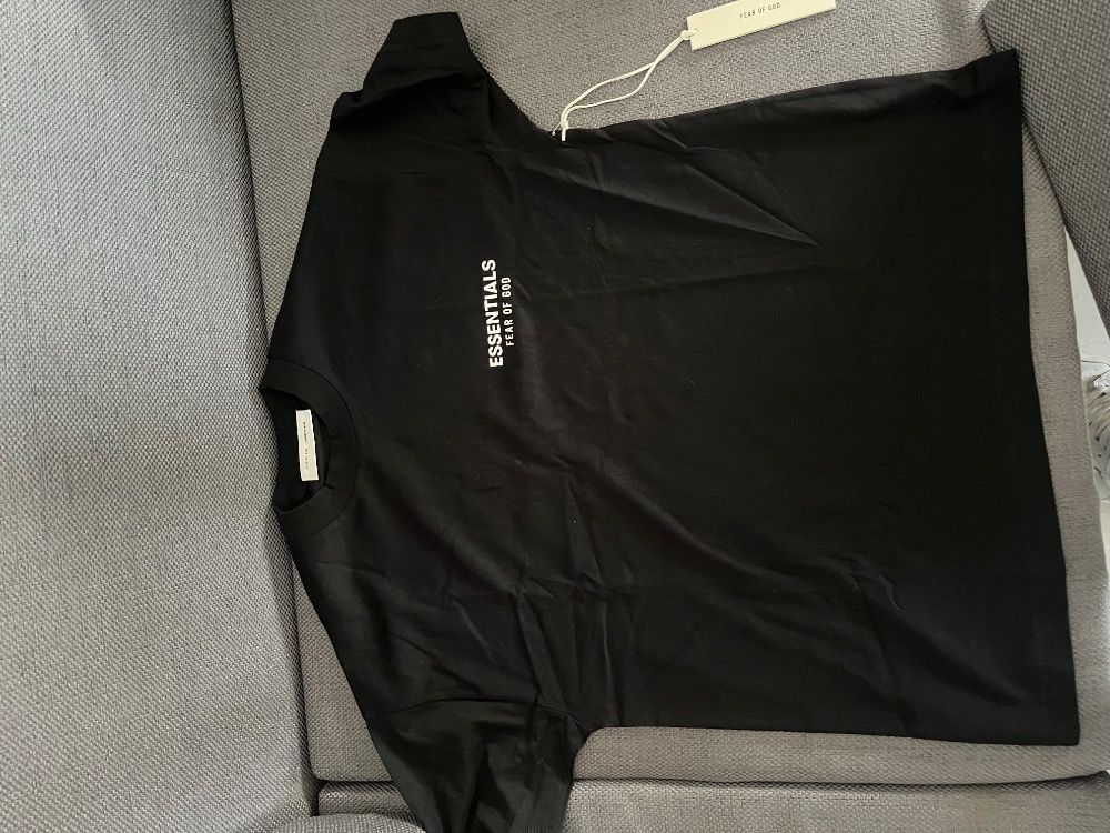 Camiseta Fear of God Essentials Classic Jet Black